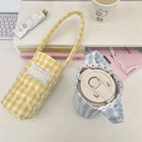  Túi Đựng Cốc - Túi Đựng Bình Nước Caro Pastel 