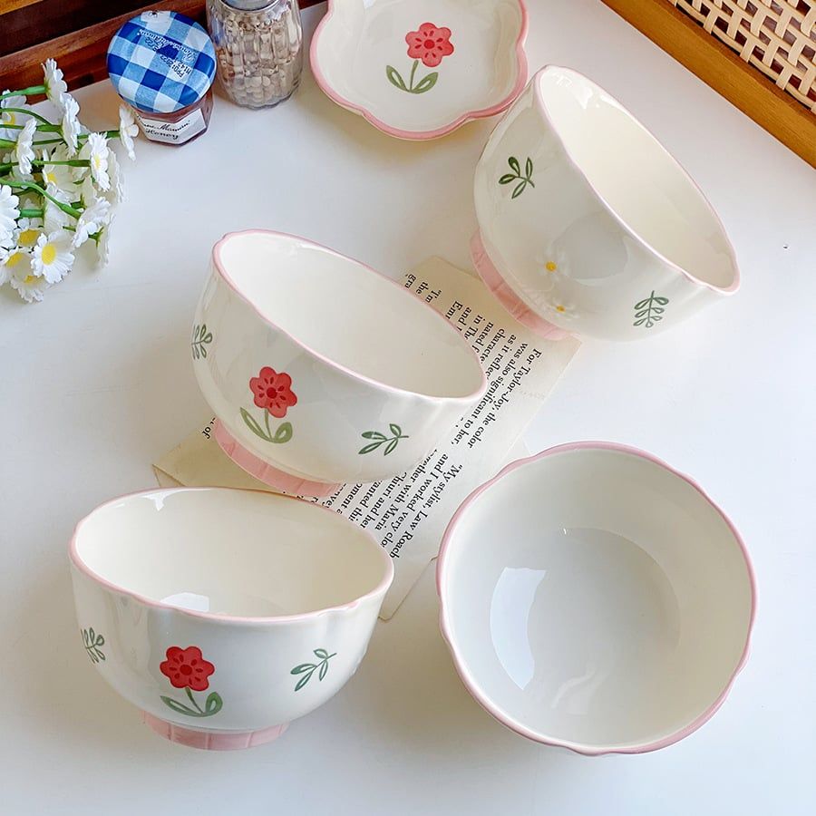  Bộ Đồ Ăn Bông Hoa Nhỏ 