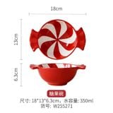  Bộ Đồ Ăn Gốm Sứ Giáng Sinh 