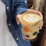  Cốc Thủy Tinh Rainbow Dot 