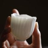  Tách Trà Sứ Trắng 