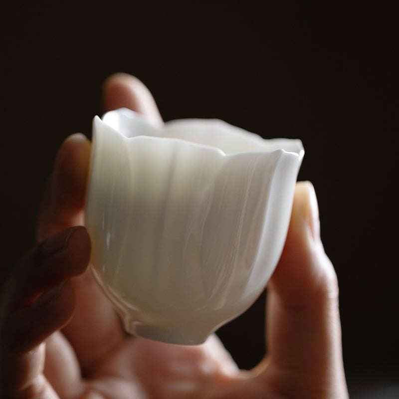  Tách Trà Sứ Trắng 