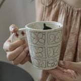  Cốc Hoa Nhỏ Kẻ Ô 