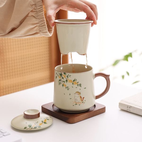  Cốc Trà Mèo Mộc Lan 