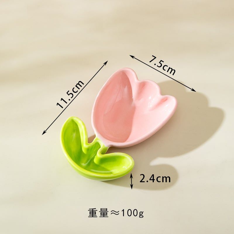  Đĩa Gia Vị Hoa Tulip 