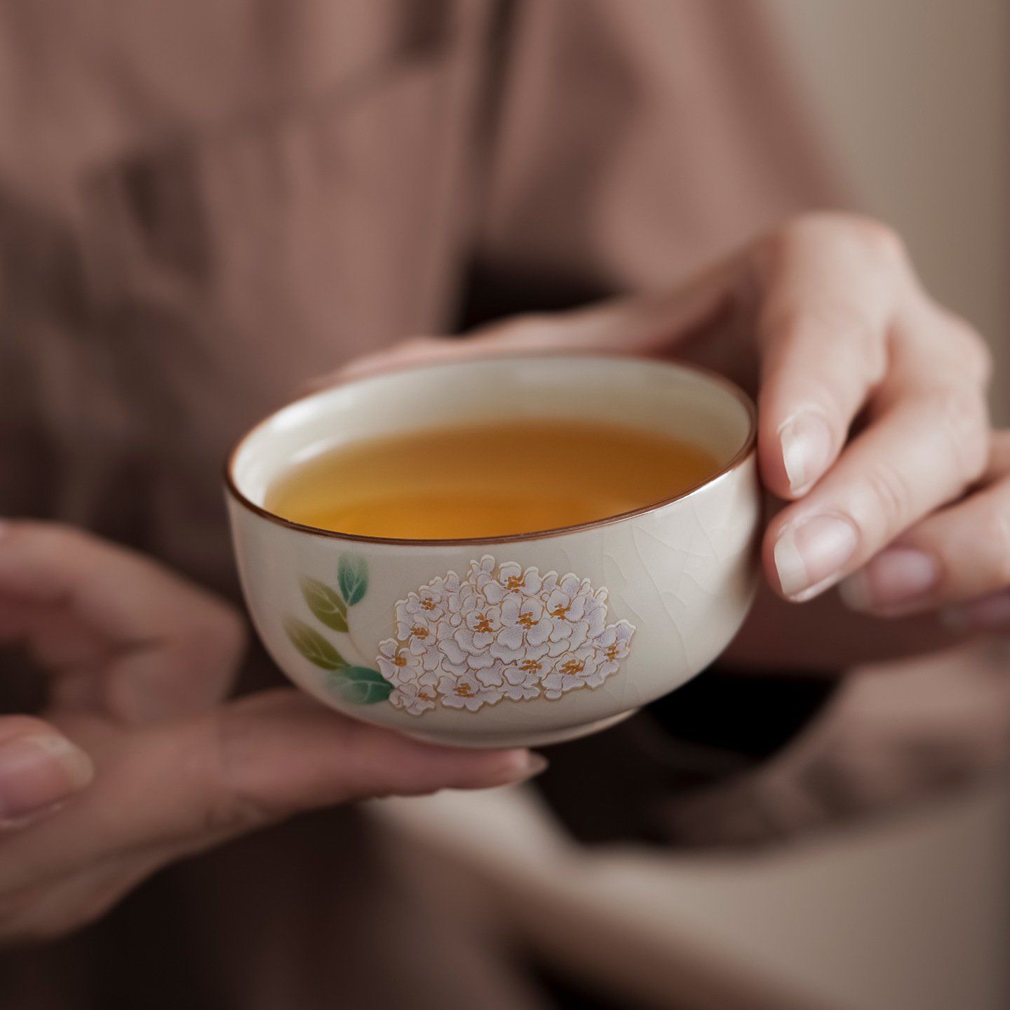  Bộ Ấm Trà Cẩm Tú Cầu 