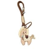  Móc Treo Ngựa Pony Thêu Hoa 