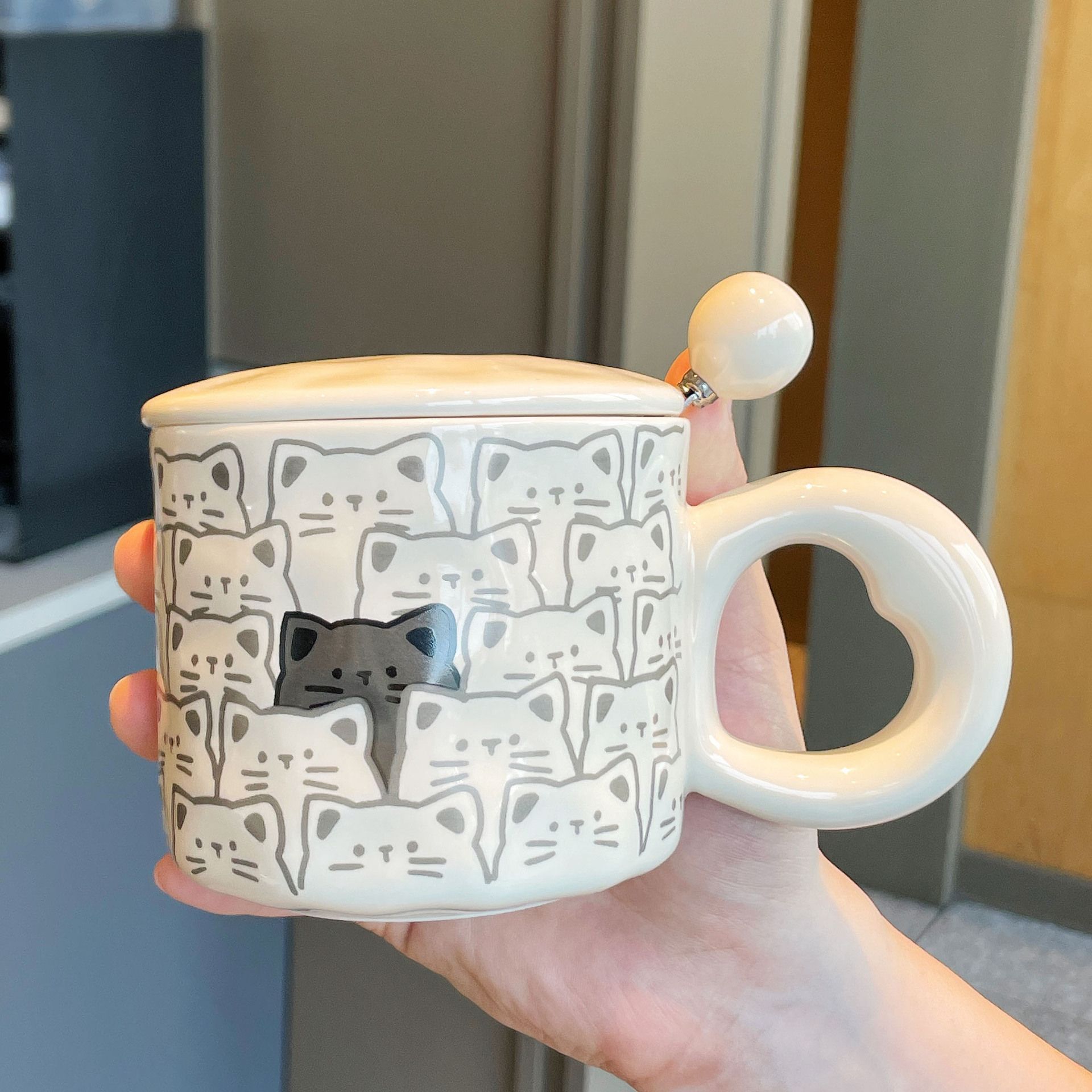  Cốc Gốm Finding MeowMeow 