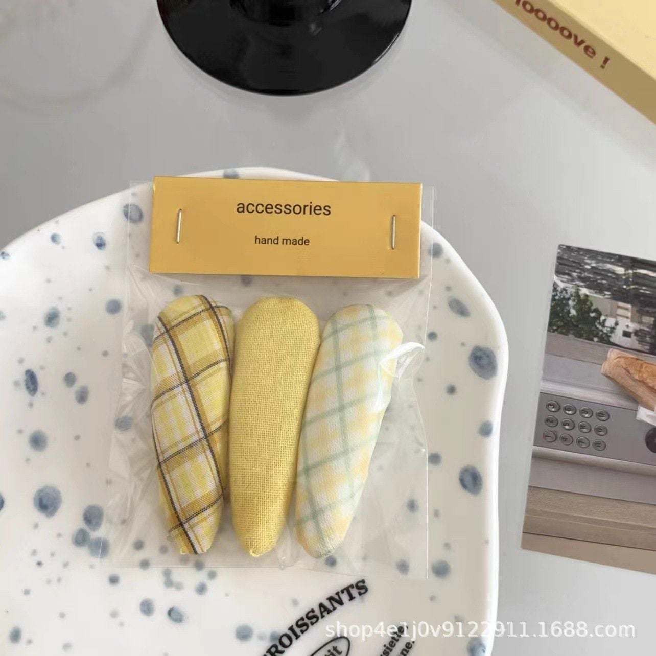  Set 3 Kẹp Tóc Đệm Vải 