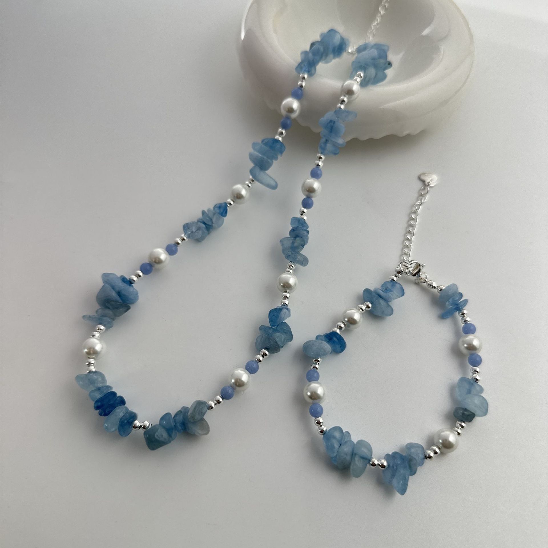  Vòng Aquamarine Pearl 