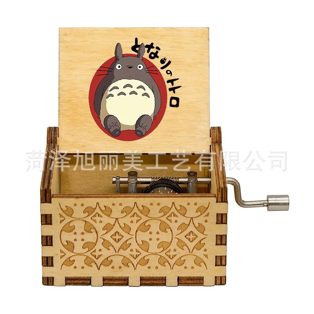  Hộp Nhạc Gỗ Hoạt Hình Retro 