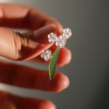  (Order) Khuyên Tai Hoa Băng Sương 