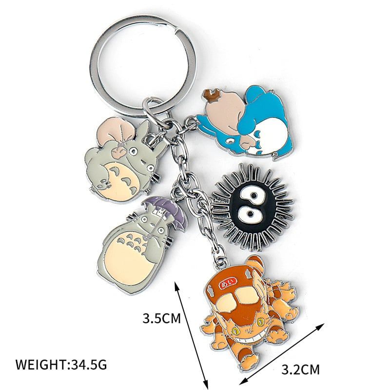  Móc khóa Kim Loại My Neighbor Totoro 