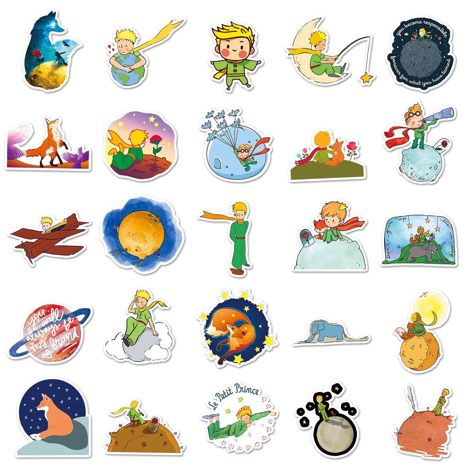  Set 50 Sticker Hoàng Tử Bé 