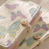  Sổ Tay Bìa Vải Thêu Hồ Điệp 