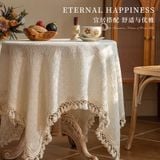  Khăn Trải Bàn Tua Rua Kiểu Pháp 