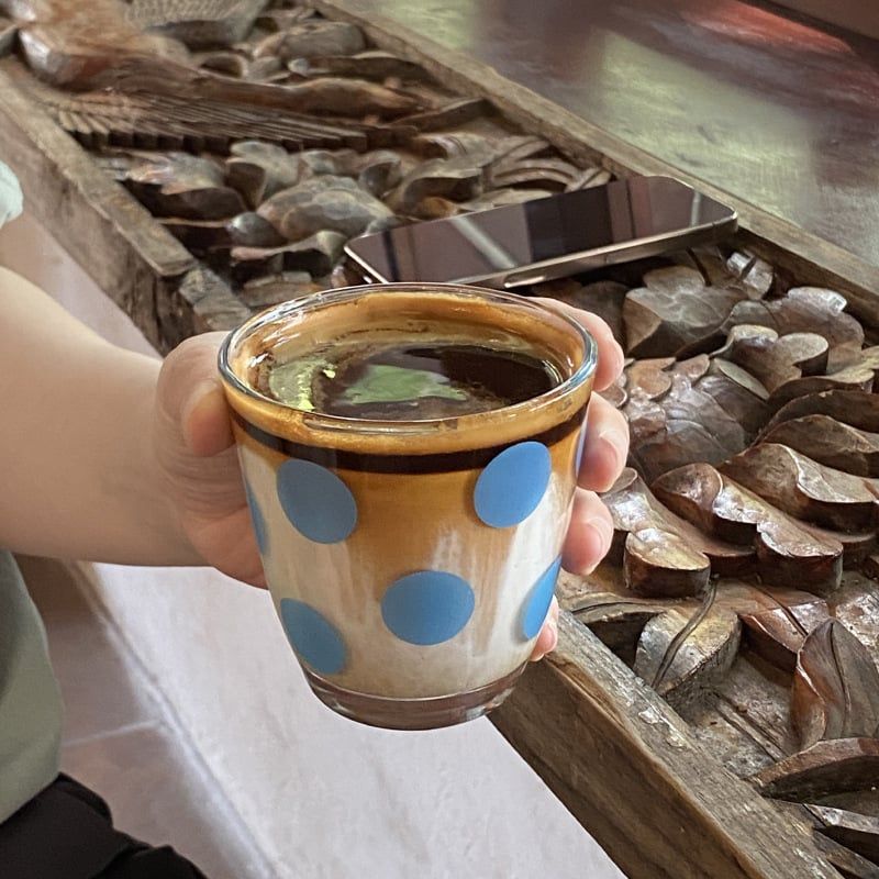  Cốc Thủy Tinh Polka Dot 