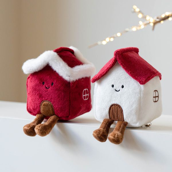  Ngôi Nhà Nhồi Bông Mini Trang Trí Giáng Sinh 