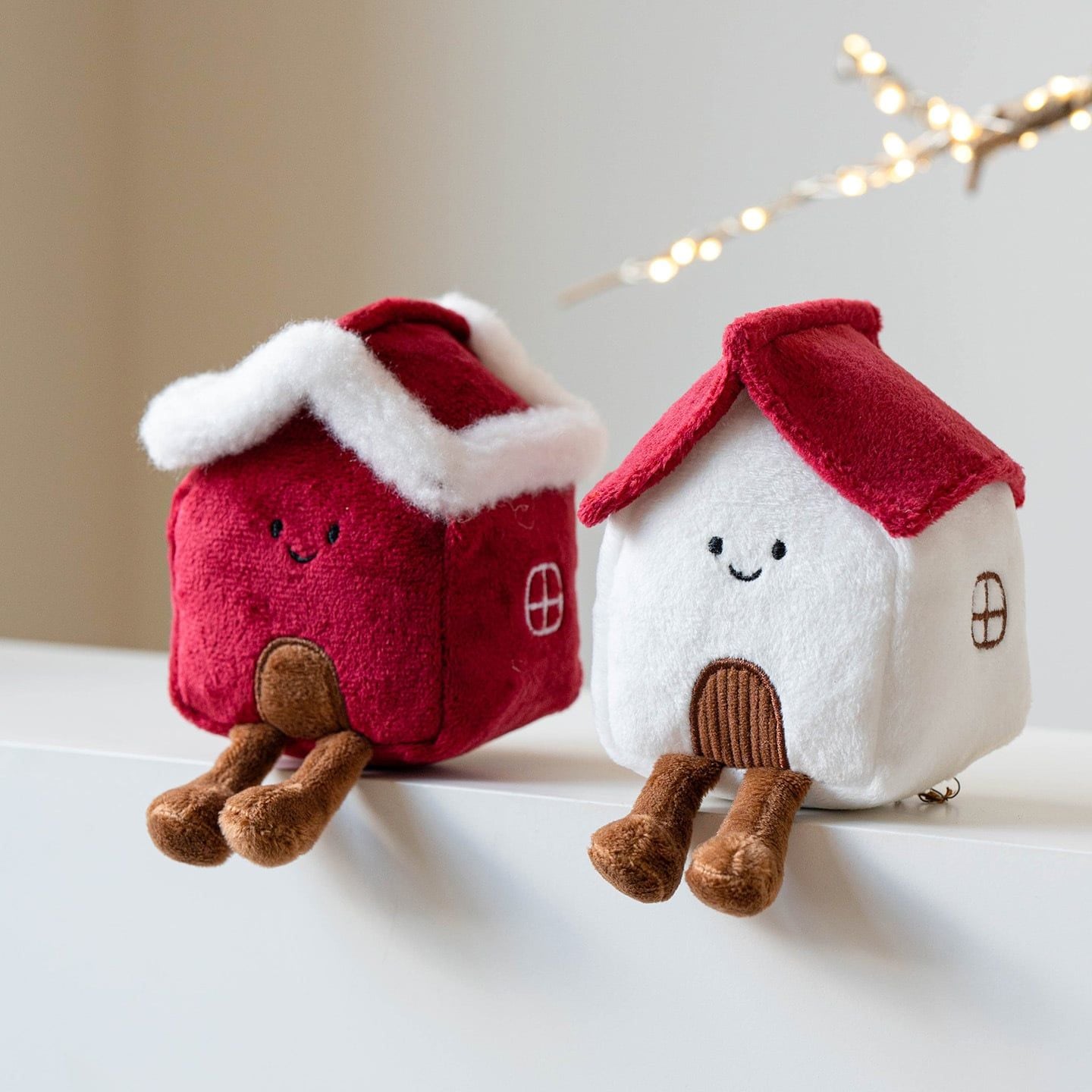  Ngôi Nhà Nhồi Bông Mini Trang Trí Giáng Sinh 