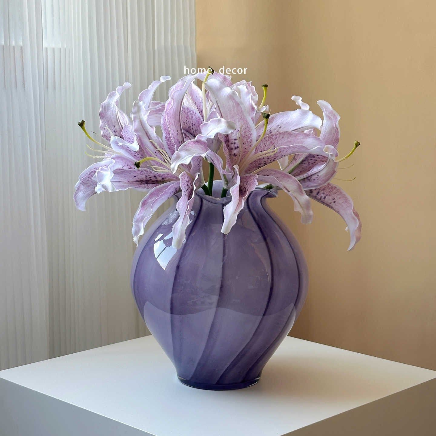  Bình Hoa Lilac Glass 