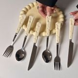  Dao, Dĩa, Thìa Phô Mai 