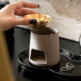  Bếp Xông Tinh Dầu Gốm Retro 