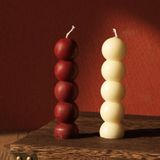  Nến Thơm Tròn 5 Tầng Đỏ Rượu 