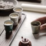  Bộ Chén Trà Tứ Cảnh 
