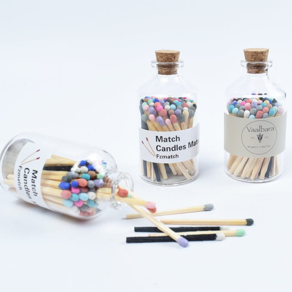  Lọ Diêm Thuỷ Tinh Match Candles Mate 