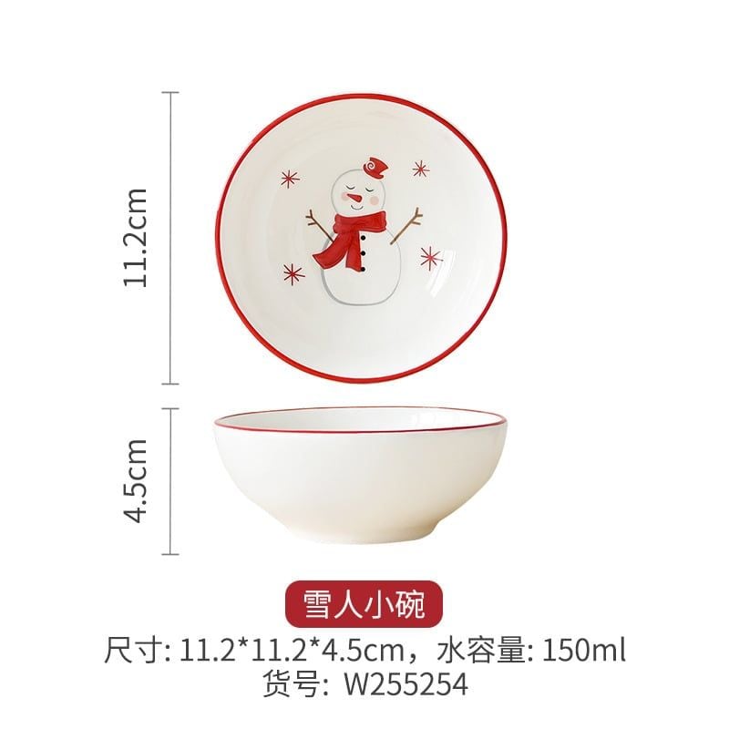  Bộ Đồ Ăn Gốm Sứ Giáng Sinh 