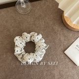  Scrunchies Tiny Flower 