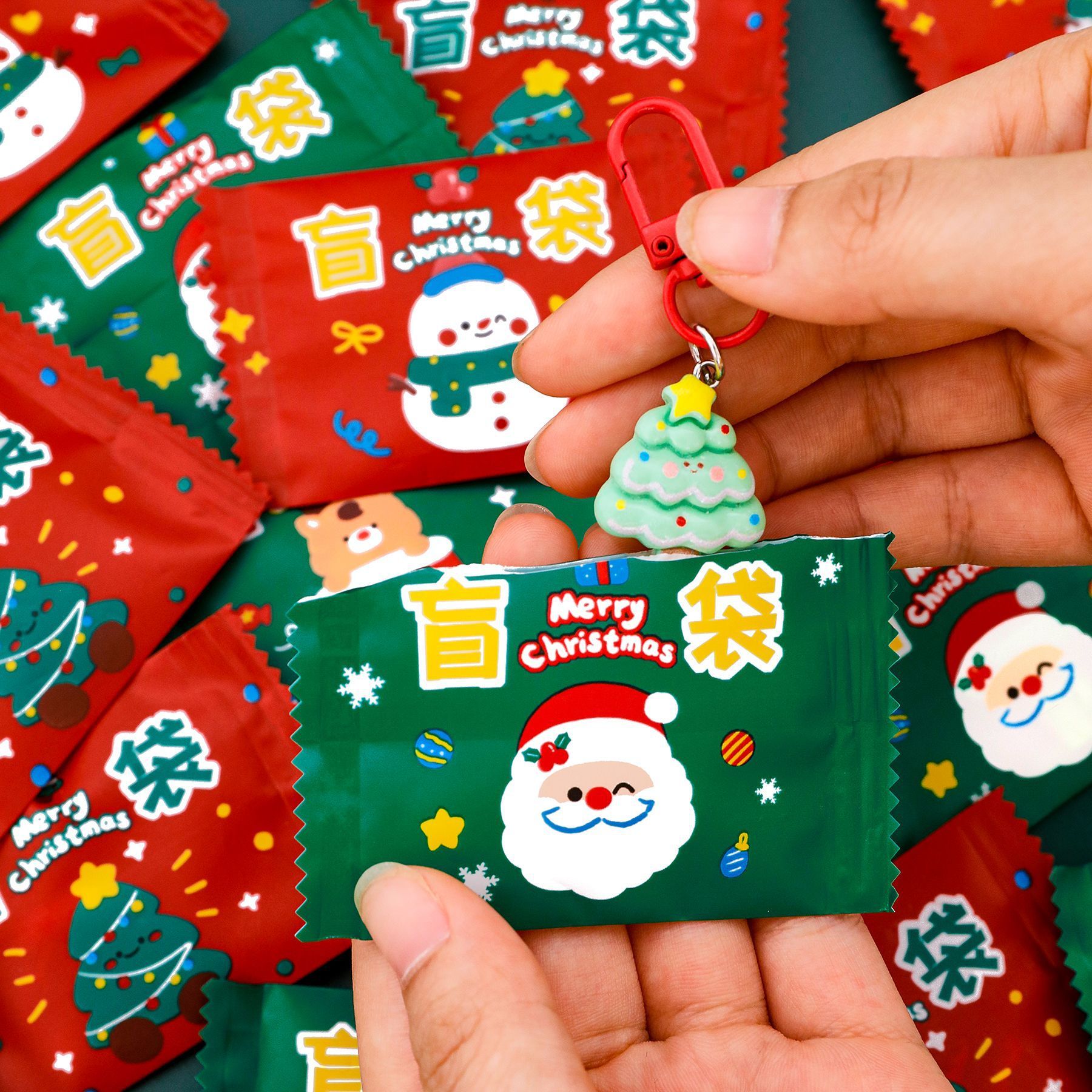 Túi Mù Móc Khóa Giáng Sinh 