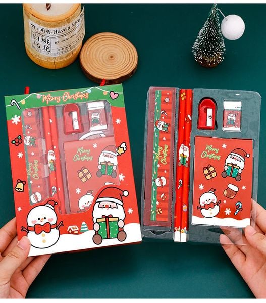  Túi Quà Văn Phòng Phẩm Merry Christmas 