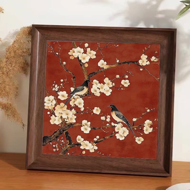  Tranh Hoa Nở Bên Thềm Xuân 