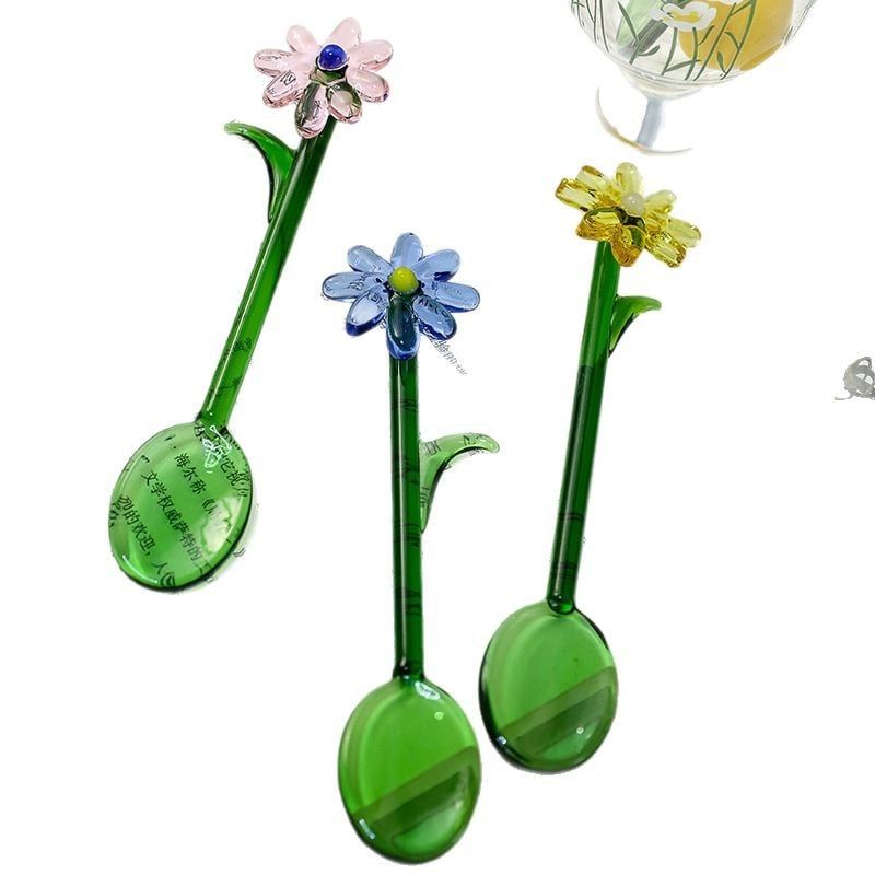  Thìa Thủy Tinh Daisy 