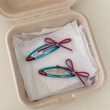  Kẹp Tóc Nơ Phối Màu Hàn Quốc 