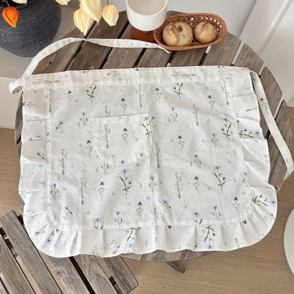  Tạp Dề In Hoa Phong Cách Lolita Dễ Thương 