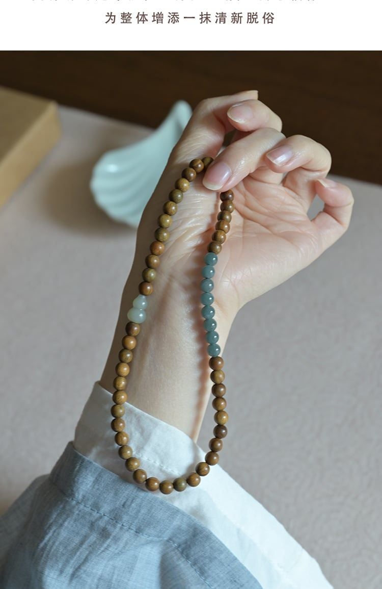  Vòng Tay Bầu Hồ Lô Ngọc Bích 