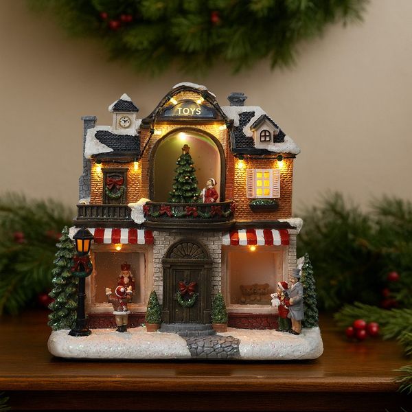  Hộp Nhạc Ngôi Nhà Giáng Sinh 