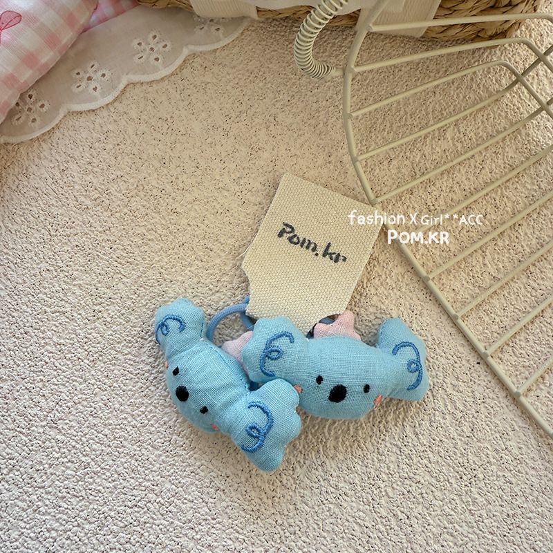  Set 2 Dây Buộc Tóc Bông 