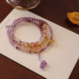  Chuỗi 3 Vòng Tay Thạch Anh Tím 