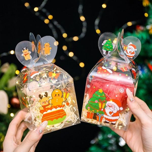  Hộp Quà Giáng Sinh Trong Suốt 
