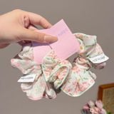  Scrunchies Hoa Viền Xanh 