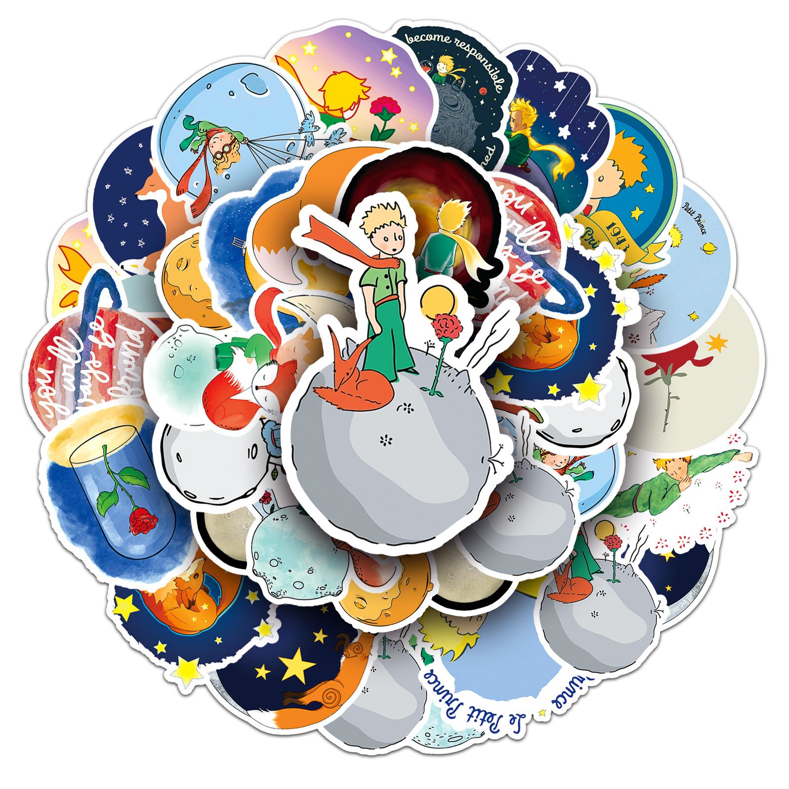  Set 50 Sticker Hoàng Tử Bé 