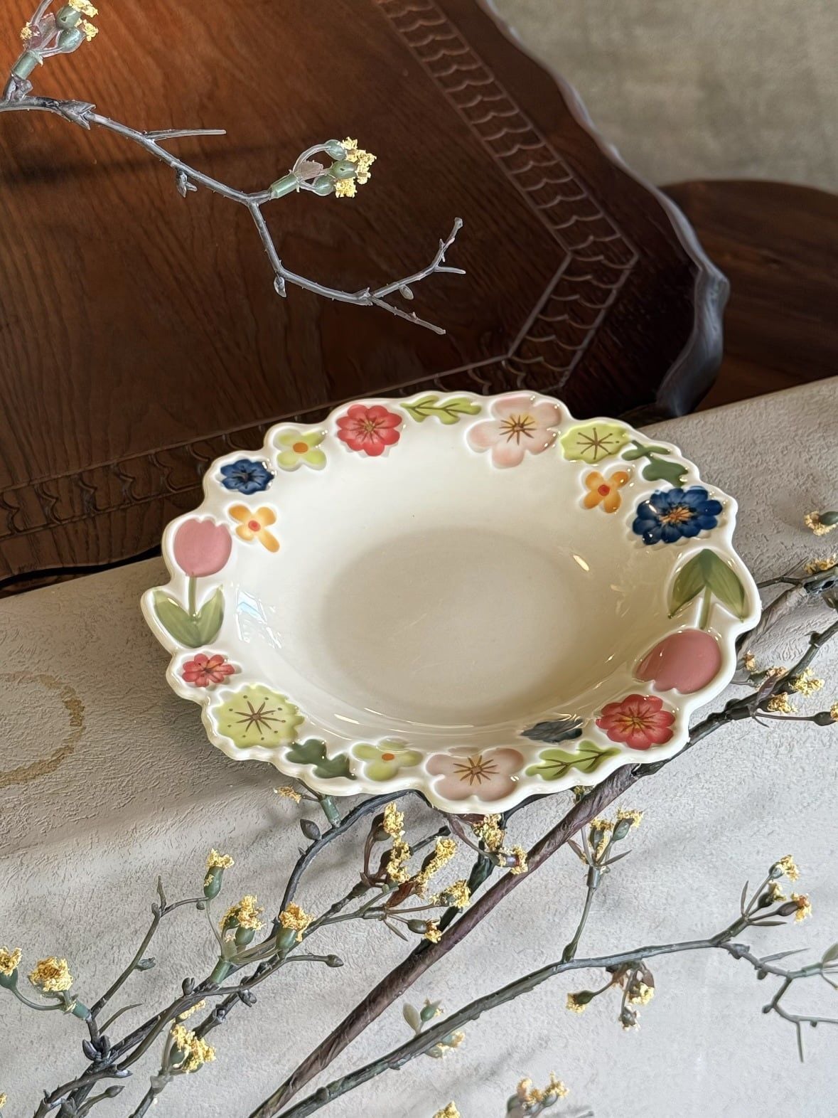  Đĩa Viền Vườn Hoa 