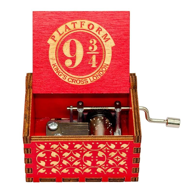  Hộp Nhạc Gỗ Hoạt Hình Retro 