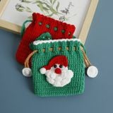  Túi Rút Len Móc Giáng Sinh 