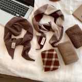  Khăn Quàng Cổ Maillard Retro 