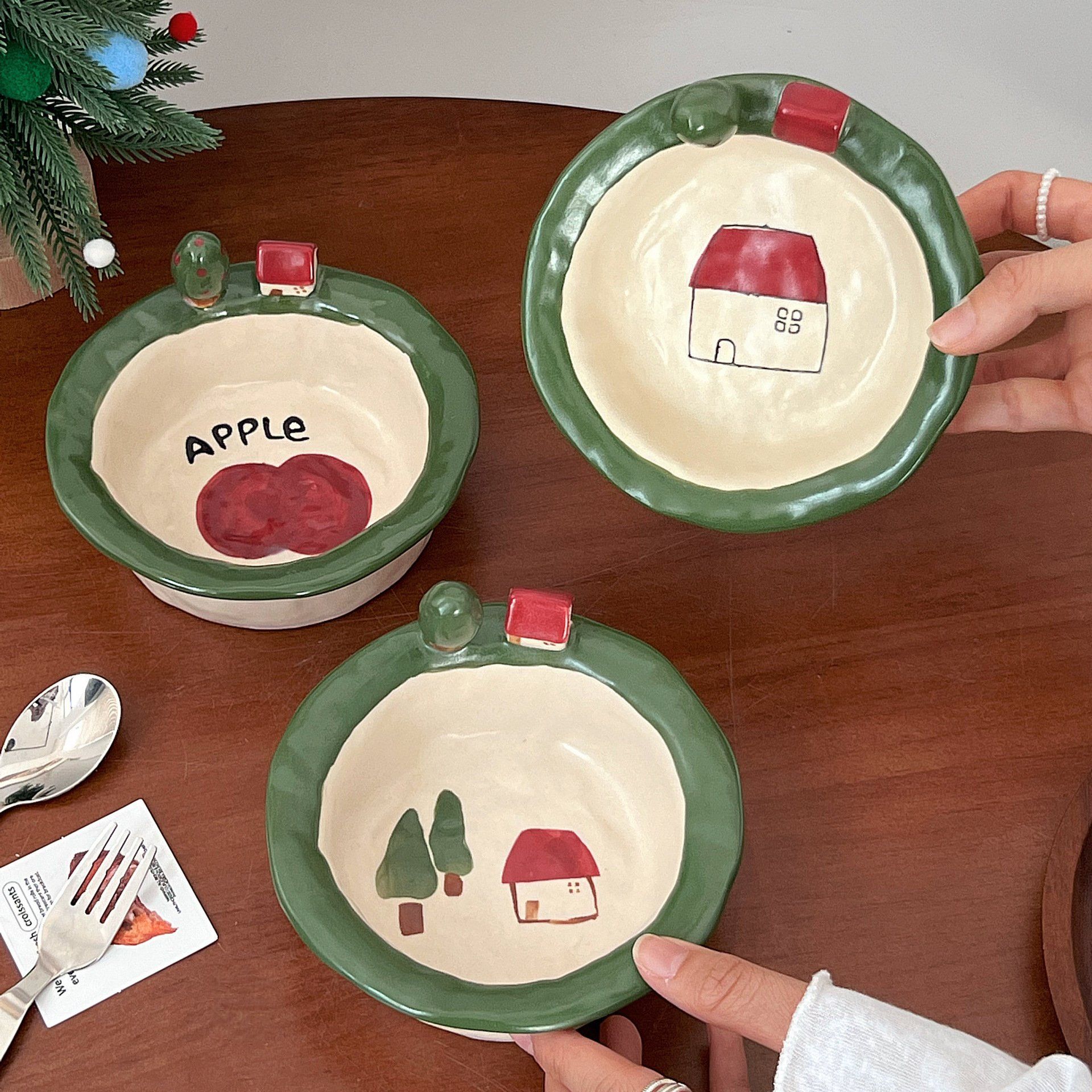  Bát Gốm Little Forest 