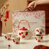  Bộ Ấm Lựu Đỏ Cát Tường 